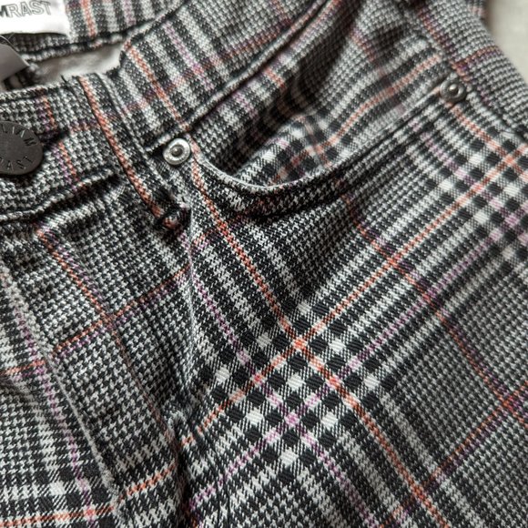 WILLIAM RAST HIGH RISE SKINNY ANKLE PLAID WOMEN'S - Picture 8 of 9